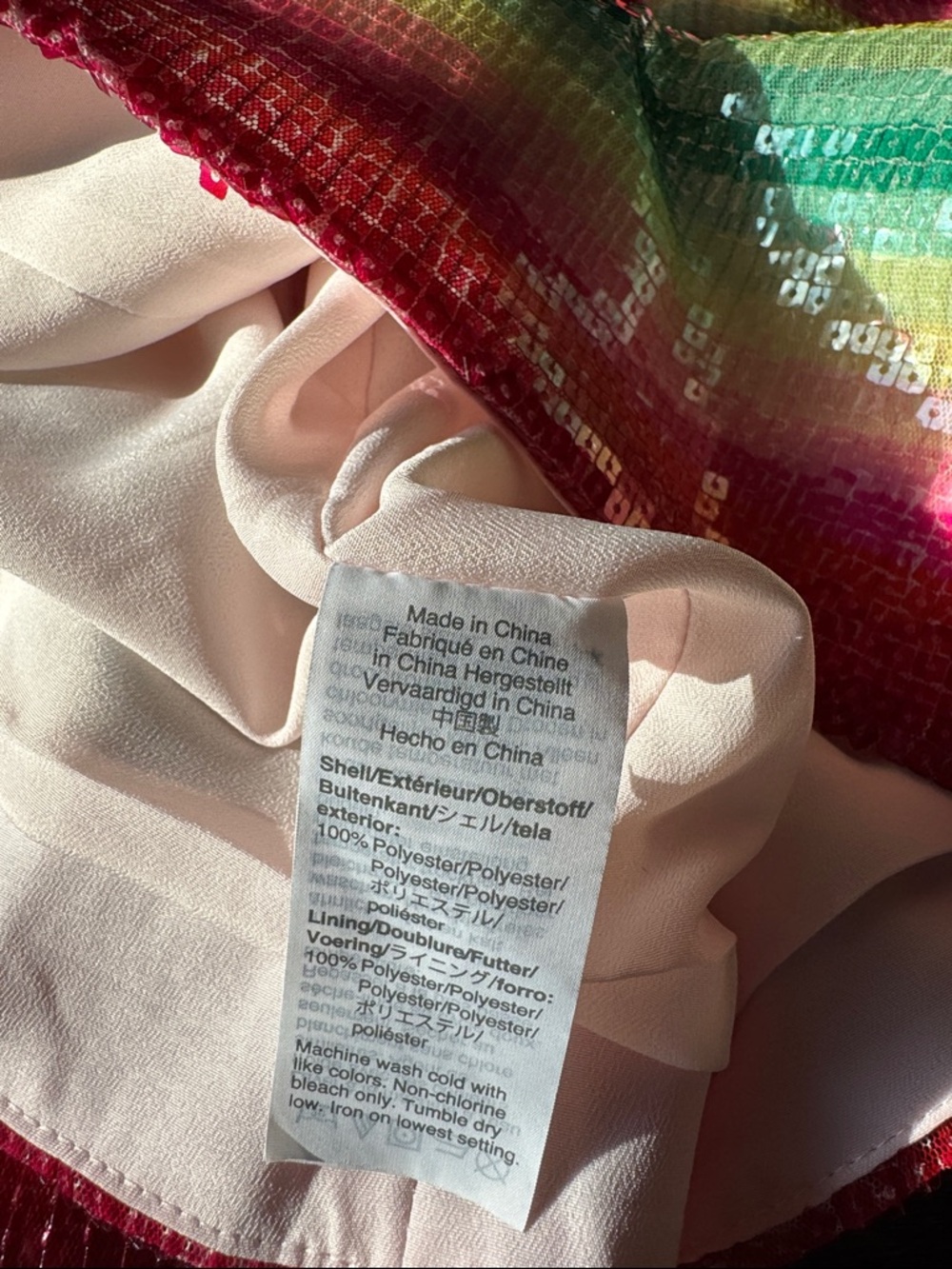 J.Crew watermelon stripe fully sequined sleeveless summer top EUC small - Picture 9 of 11